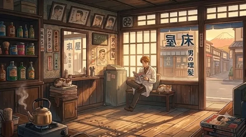 Barbershop LoFi Animation